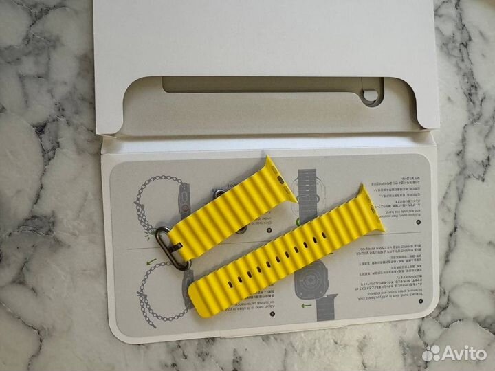 Ремешок Apple Watch 49mm Yellow Ocean Band