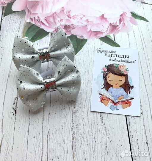 Бантики для девочек ручной работы