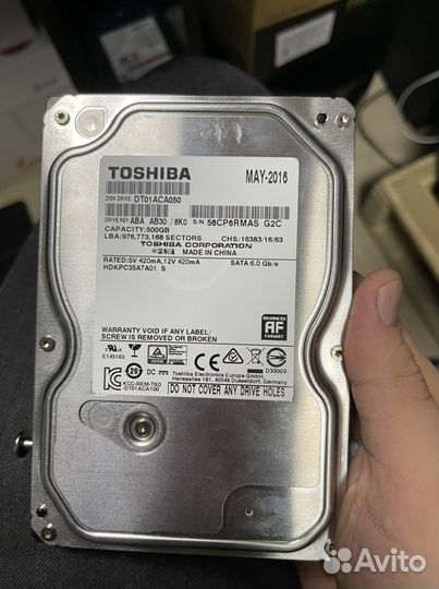 Жёсткий диск toshiba 500gb