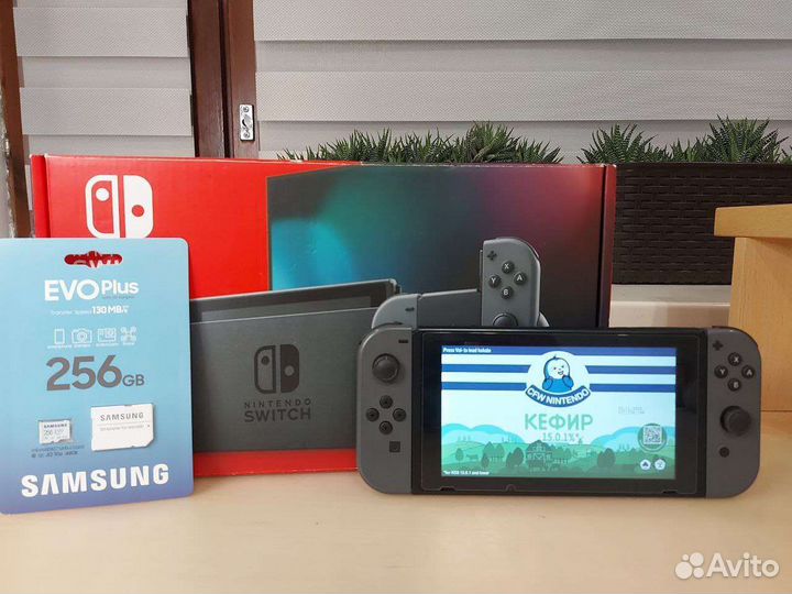 Прошитая Nintendo Switch v2, v1 picofly EmuNand