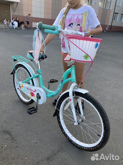 Велосипед для девочки 5-9 лет