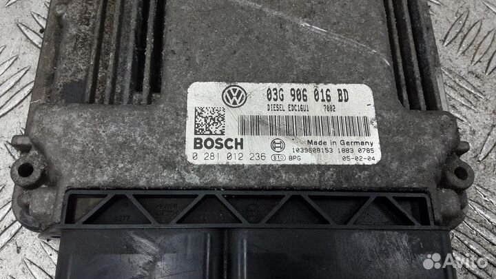 Блок управления двигателем Skoda Octavia