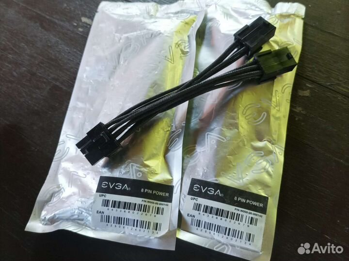 Кабели-переходники питания 6pin-8pin и 6pin-molex