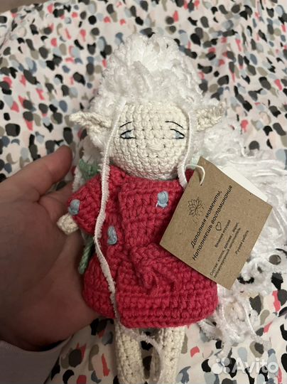 Вязаная Кукла фея, эльф