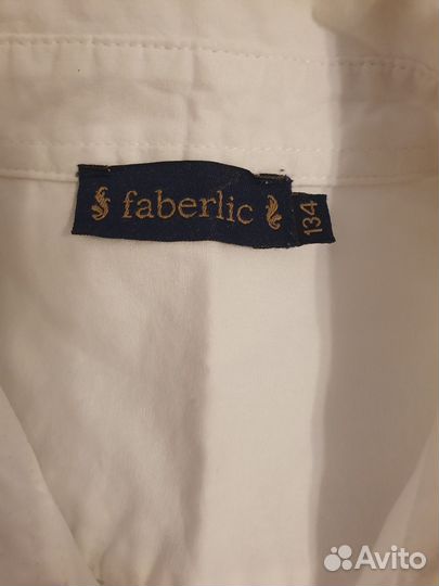 Рубашка для мальчика faberlic, 134