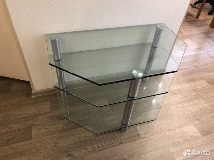 Стеклянная тумба, стеклянный стол