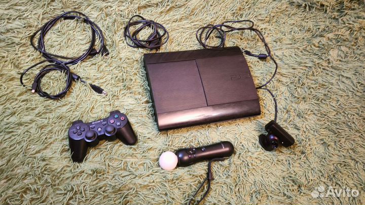 Набор Ps3 super slim + Игры