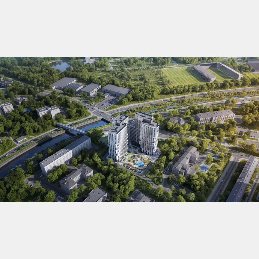 1-к. апартаменты, 37,6 м², 4/20 эт.