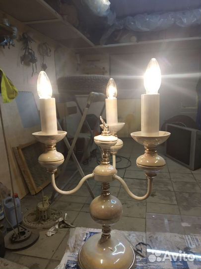 Настольная лампа СССР винтаж