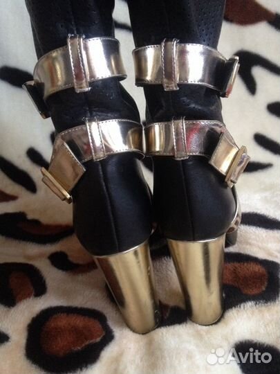 Летние Сапоги натуральная кожа