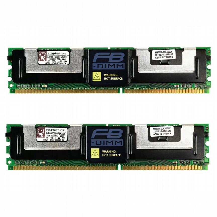 [KVR667D2D8F5K2/2G] Оперативная Память Kingston Kvr667d2d8f5k2/2g