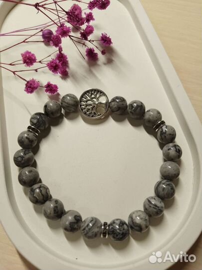 Женские браслеты из натурального камня