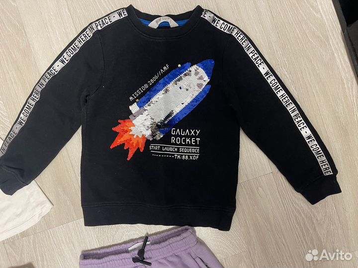 Комплект вещей для девочки пакетом 110-116