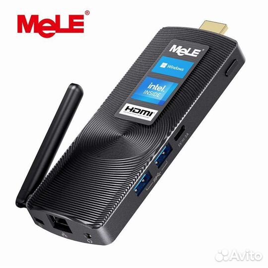Мини-пк без вентилятор MeLe DIY 8G 256G Windows 11