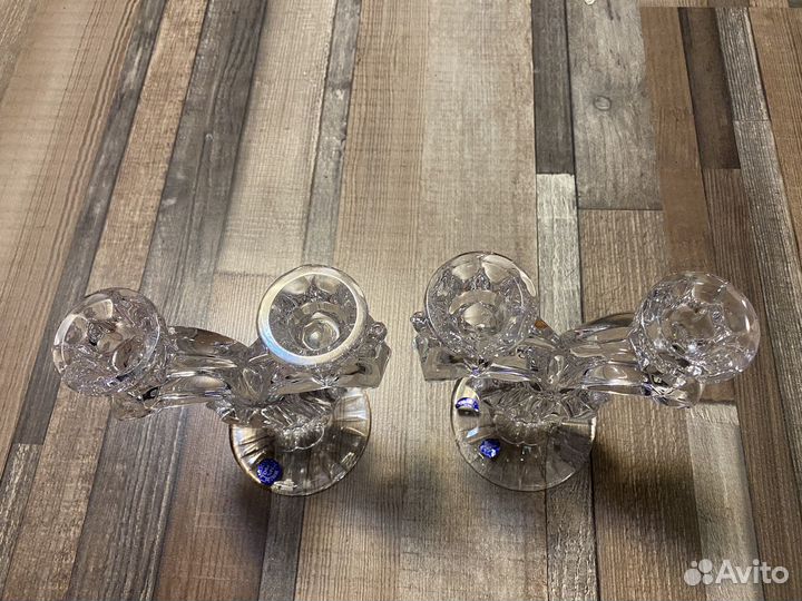 Хрустальные подсвечники