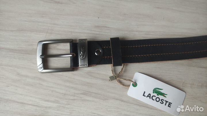 Кожаный ремень Lacoste