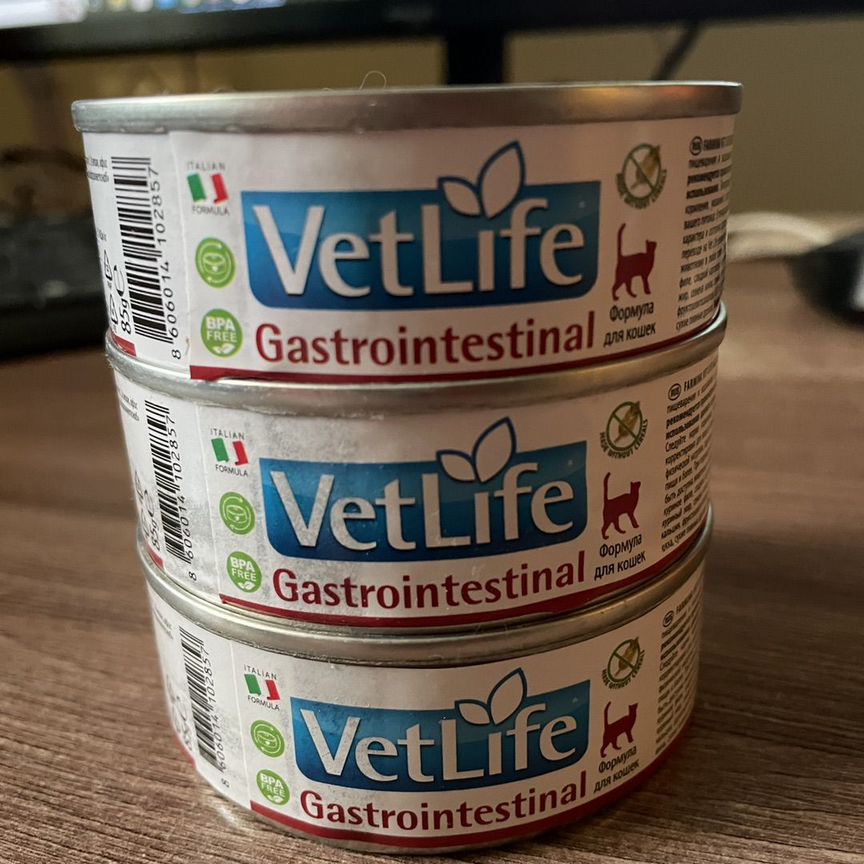 Корм для кошек farmina vetlife gastrointestinal