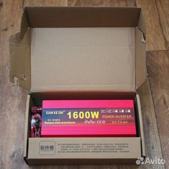 Генератор из 12в-220в чистый синус новый инвертор