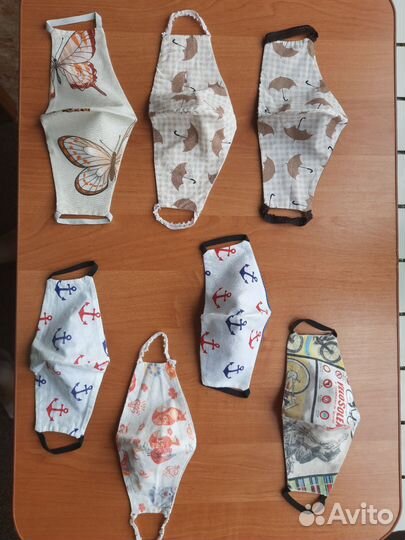 Маски многоразовые (взрослые, детские)