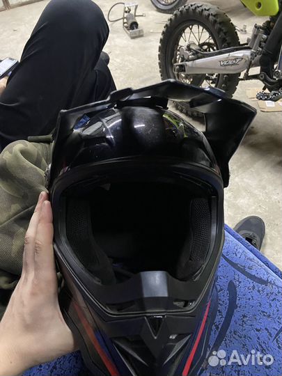 Шлем кроссовый бу