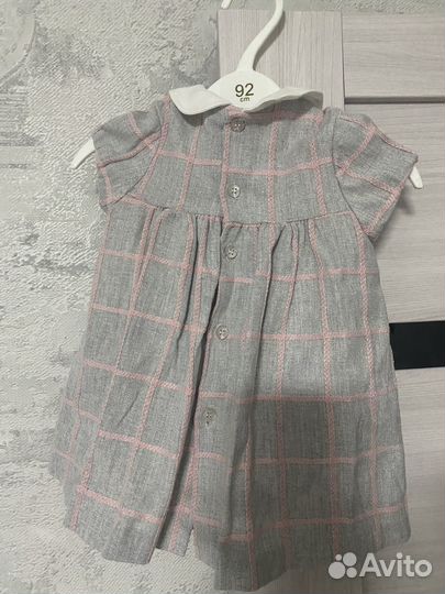Платье для девочки 4-6 мес 70 см