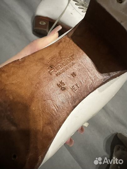 Фигурные коньки riedell лезвия и ботинки