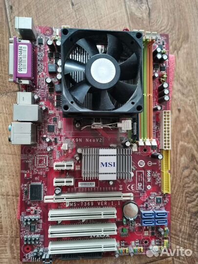 Материнская плата K9N NEO- F V2 + озу 1 гиг