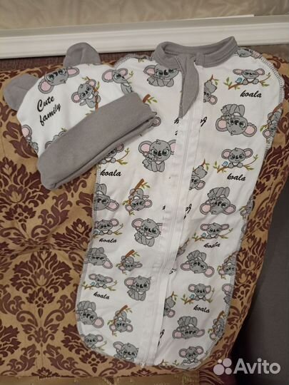 Пеленка кокон на молнии