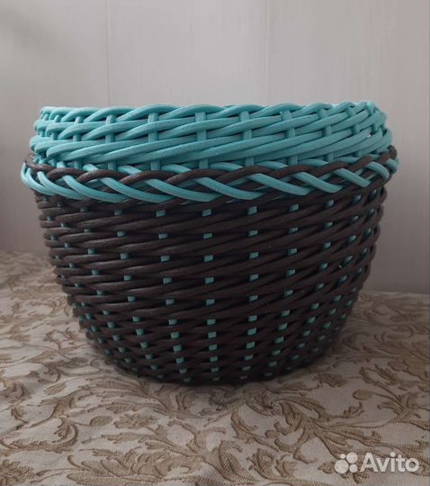 Набор кашпо из полиротанга