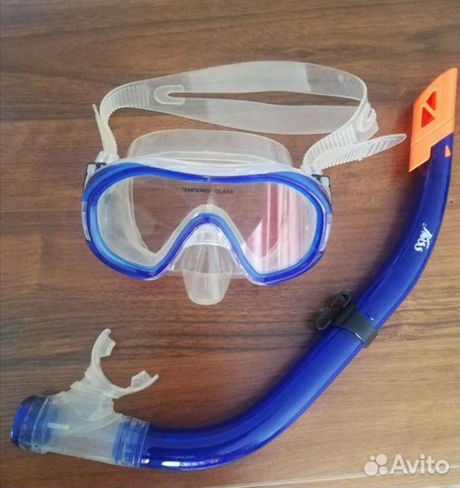 Маска для подводного плавания детская