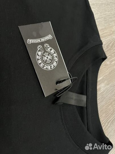 Футболка chrome hearts оверсайз