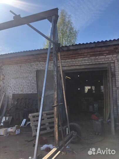 Ручной козловой кран