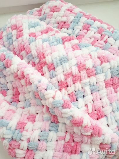 Плед детский плюшевый