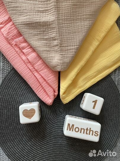 Муслиновые пеленки новые