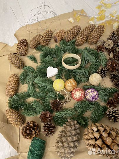 Рождественский венок сделай сам