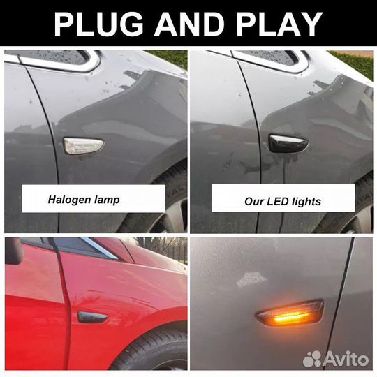 Повторитель поворота opel astra j led