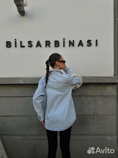 Рубашка джинсовая