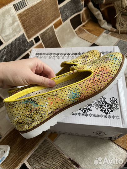 Балетки натуральная кожа 38