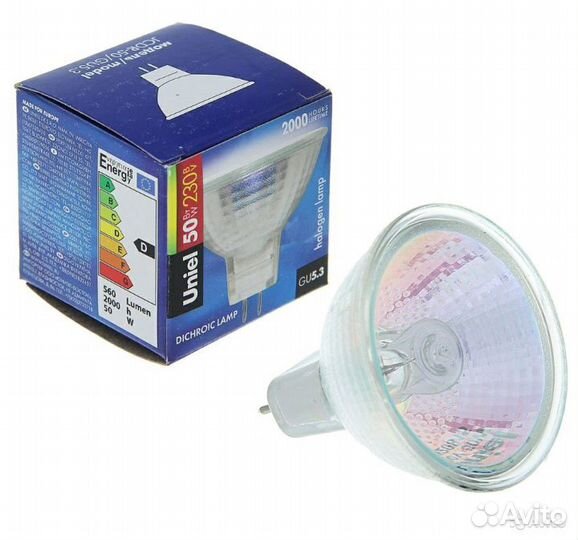 GU5.3 лампа галогенная Uniel 220v