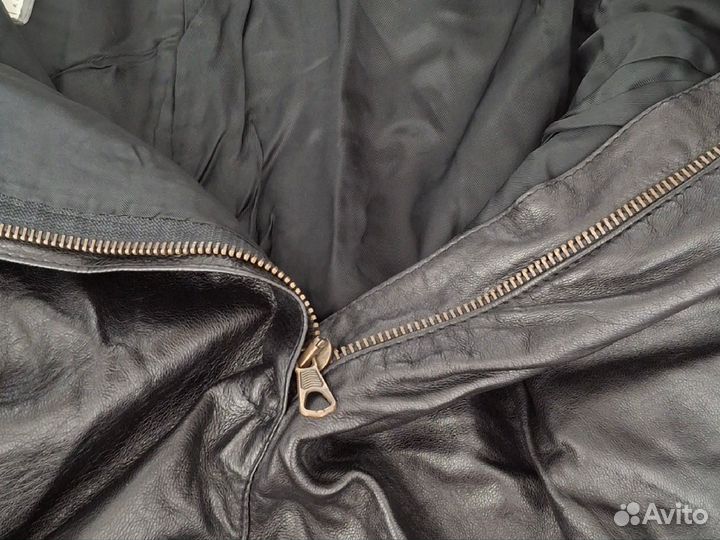 Кожаные брюки женские 46 48