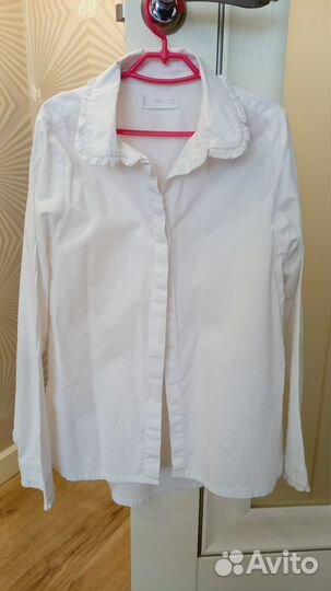 Блузка школьная манго 140 см