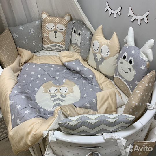 Бортики в детскую кроватку