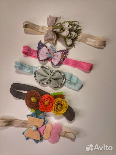 Резиночки для волос ручной работы