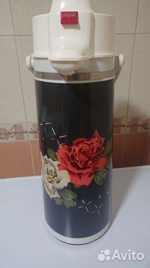 Термос с помпой (времен СССР)