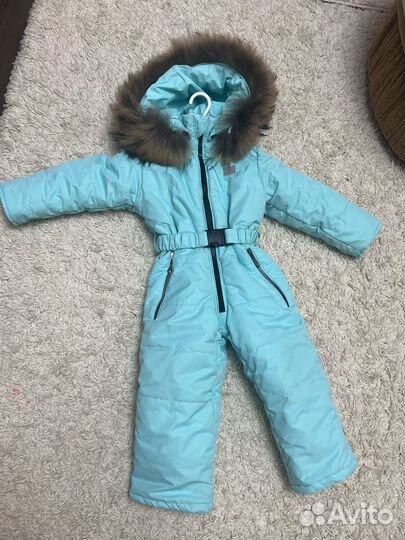 Зимний комбинезон для девочки 86- 92