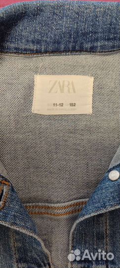 Джинсовая куртка zara для девочки
