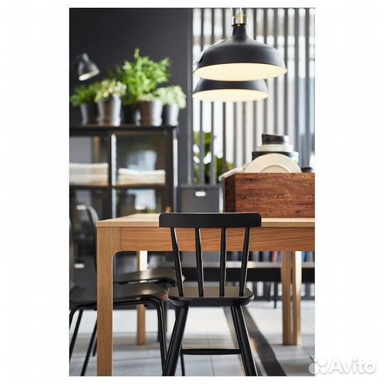 Раскладной стол IKEA экедален, 120-180 см