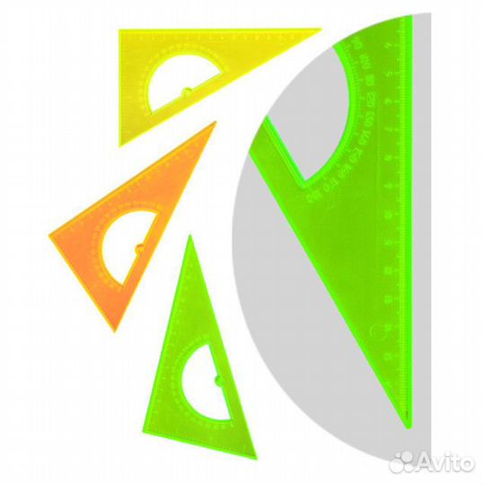 Треугольник 16см стамм Neon Crystal с транспортиро
