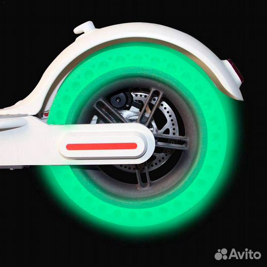 Покрышка Флуоресцентная Для Xiaomi M365 Зеленая