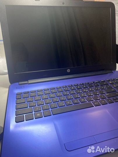 Ноутбук HP 15-ba526ur синий 15.6